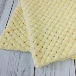 Knitted baby blanket for everyday use and crib