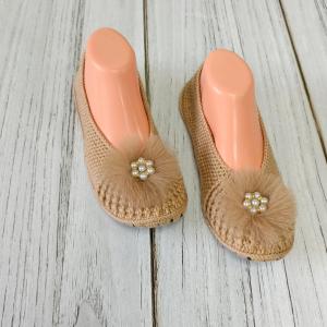 Handmade Knitted Slippers – Warm, Comfortable, Non-Slip, Perfect Gift for Home”