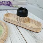 Handmade Bamboo Rope Bathroom Mirror & Accessories – Natural, Rustic, and Stylish Design to Refresh Your Bathroom"
