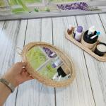 Handmade Bamboo Rope Bathroom Mirror & Accessories – Natural, Rustic, and Stylish Design to Refresh Your Bathroom"