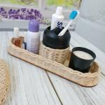 Handmade Bamboo Rope Bathroom Mirror & Accessories – Natural, Rustic, and Stylish Design to Refresh Your Bathroom"