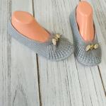 Handmade Knitted Slippers – Warm, Comfortable, Non-Slip, Perfect Gift for Home”